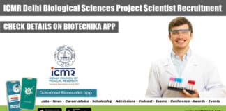 ICMR Delhi Research Job
