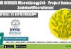ICMR-NIIRNCD Microbiology Job – Project Research Assistant Recruitment ICMR-NIIRNCD Microbiology Job