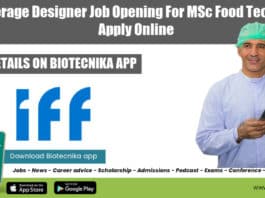 IFF Beverage Designer Job