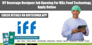 IFF Beverage Designer Job