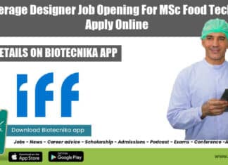 IFF Beverage Designer Job