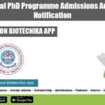 IISER Bhopal Admissions 2022 For PhD