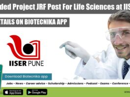 IISER Pune JRF Vacancy