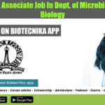 IISc Project Associate Job