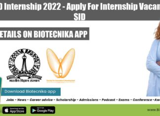 IISc-SID Internship 2022