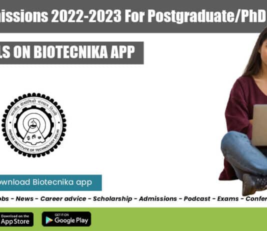 IIT Delhi Admissions 2022-2023