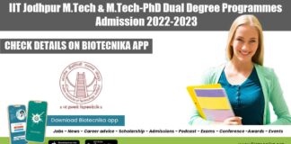 IIT Jodhpur PG Admission
