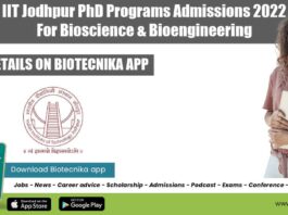 IIT Jodhpur PhD Programs