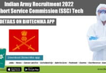 Indian Army Recruitment 2022 – Short Service Commission (SSC) Tech Indian Army Recruitment 2022 - Short Service Commission (SSC) Tech