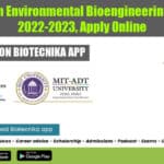 MITBIO MTech Environmental Bioengineering Admissions