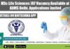 MSc Life Sciences JRF