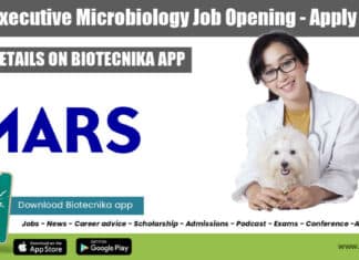 Mars Executive Microbiology Job Opening