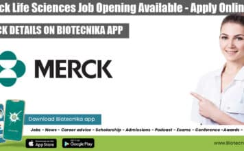 Merck Life Sciences Job
