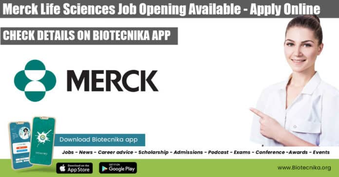 Merck Life Sciences Job