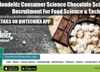 Mondelēz Food Tech Job