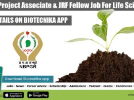 NBPGR Project Associate