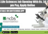 NCBS Life Sciences Job Opening With Rs. 56,100 pm Pay, Apply Online NCBS Job 2022