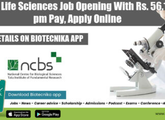 NCBS Job 2022