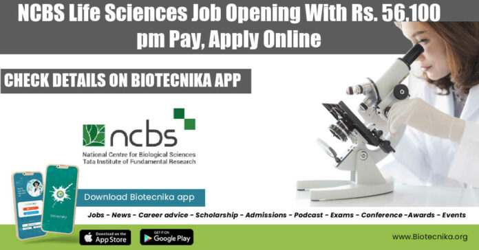 NCBS Job 2022