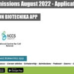 NCCS PhD Admissions August 2022 – Applications Invited NCCS PhD 2022 Admissions