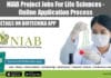 NIAB Project Jobs For Life Sciences – Online Application Process NIAB Project Jobs For
