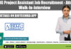 NIBMG Project Assistant Job Recruitment – Attend Walk-In-Interview NIBMG Project Assistant Job Recruitment