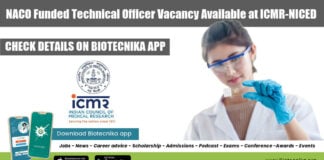NICED Biotech Jobs