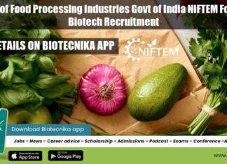 NIFTEM Research Jobs