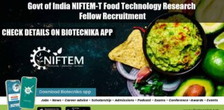 NIFTEM-T SRF Job Opening