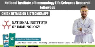NII Project JRF Post