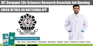 NIT Durgapur Life Sciences