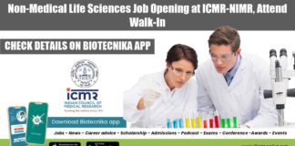 Non-Medical Life Sciences Job