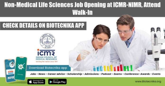 Non-Medical Life Sciences Job