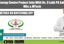 ONGC Energy Centre Project Jobs With Rs. 9 Lakh PA Salary For MSc & MTech ONGC Energy Centre Jobs With