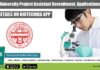 Panjab University Project Job
