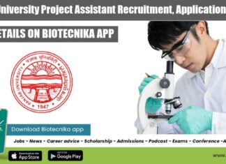 Panjab University Project Job