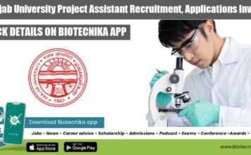 Panjab University Project Job