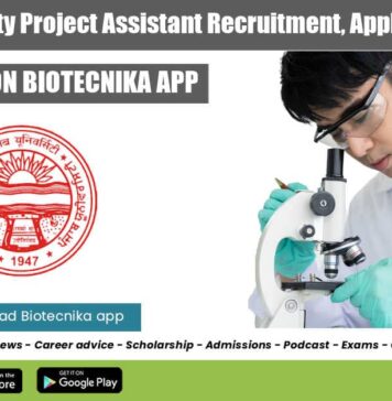 Panjab University Project Job