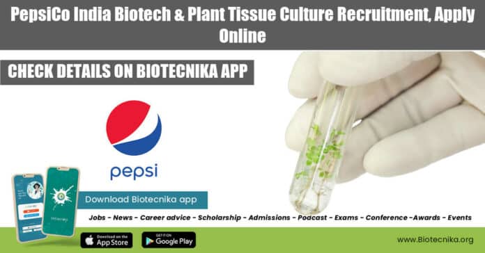 PepsiCo India Biotech