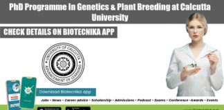 PhD Admissions Calcutta University