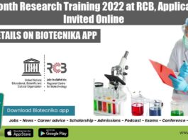 RCB Research Training 2022