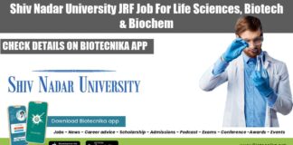 SNU JRF Job Opening