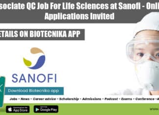 Sanofi QC Job