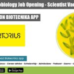 Sartorius Microbiology Job Opening