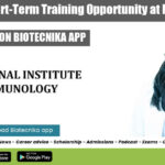 Six Month Short-Term Training Opportunity at NII, New Delhi Six Month Short-Term Training