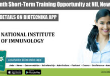 Six Month Short-Term Training