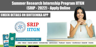 Summer Research Internship 2022