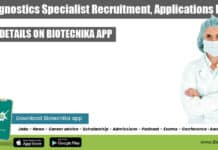 TB Diagnostics Specialist Recruitment, Applications Invited TB Diagnostics Specialist Recruitment