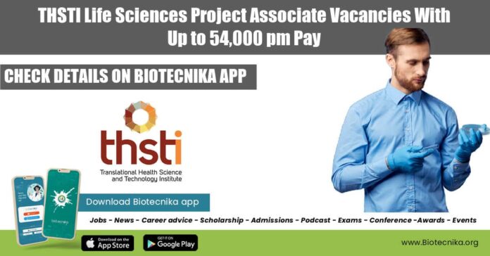 THSTI Vacancies Available