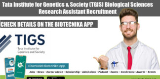TIGS Biological Sciences Research